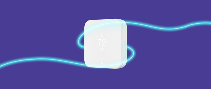 Smart Thermostat used for home energy efficiency