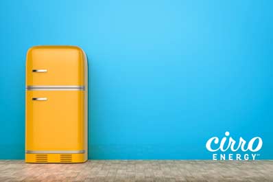 Yellow refrigerator for Cirro